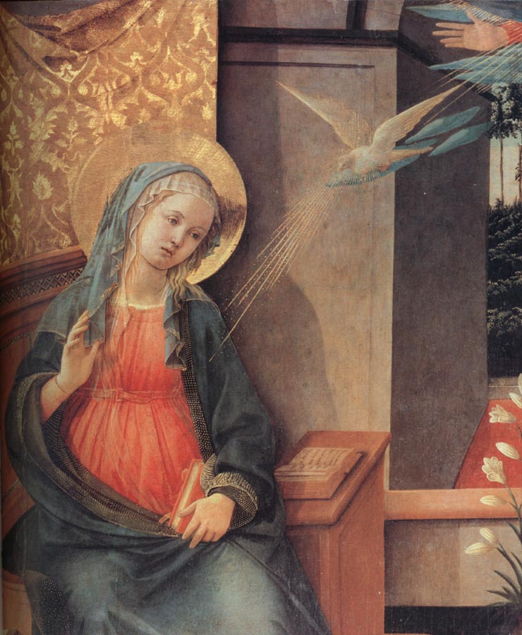 Details of The Annunciation